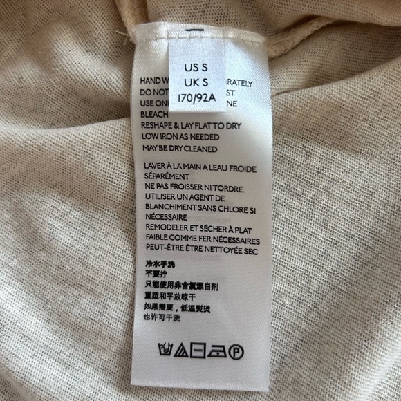 WE THE FREE Free People Jade Long Balloon Sleeve Pattern Print Top Ecru in Cream - Picture 7 of 17